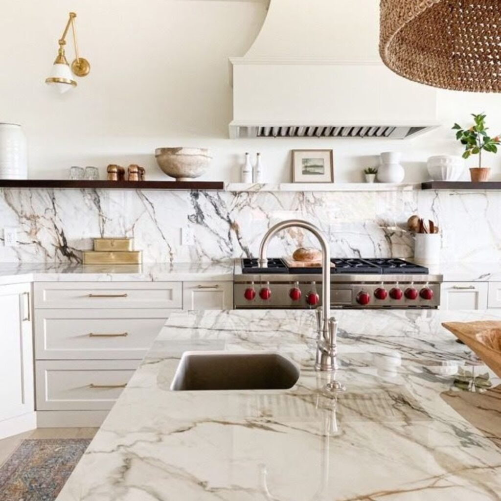 Golden Calacatta Marble