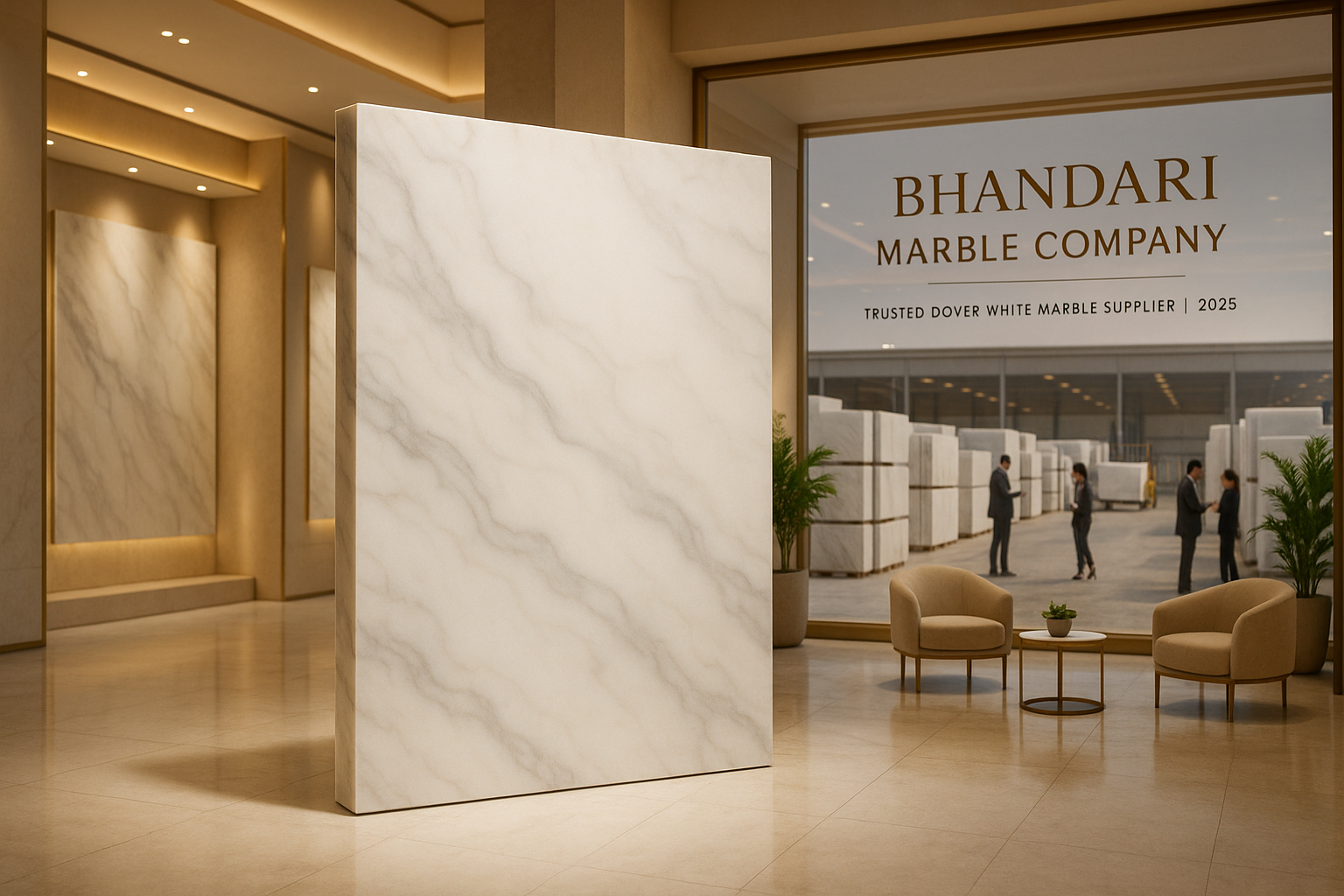 Read more about the article Best Dover White Marble in Kishangarh (2025): Why Bhandari Marble Company Is the Trusted Supplier