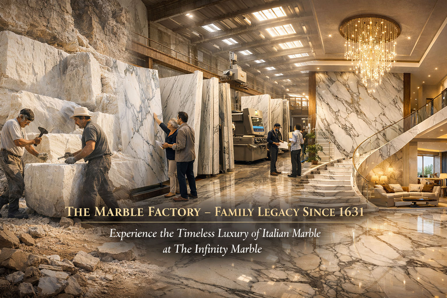 Read more about the article The Marble Factory – Family Legacy Since 1631